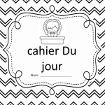 Pages de garde - Cahier du jour