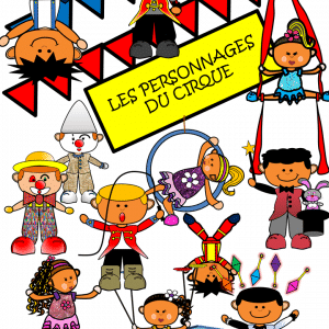 Cliparts CréaKit LES PERSONNAGES DU CIRQUE