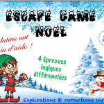 escape game ce2 cm1 cm2 jeu noel