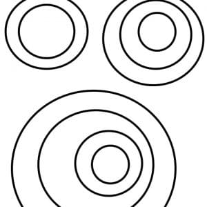 Supports pour tracer des cercles