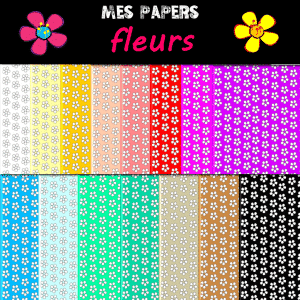 mes PAPERS Fleurs