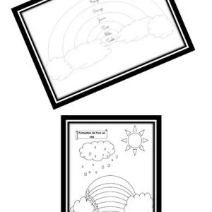Les couleurs de l'arc en ciel