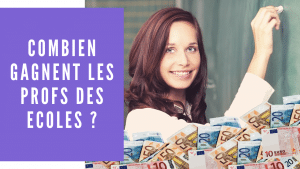 Prof des écoles : combien ça gagne ?