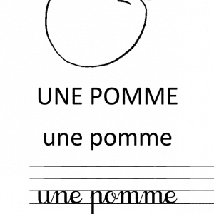 Un affichage des 3 écritures pour maternelle