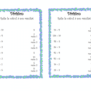 Atelier de division en ligne