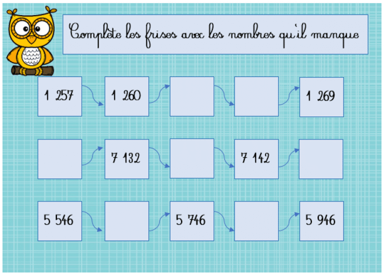 évaluation Numération Ce2 Les Nombres Jusqu à 9 999