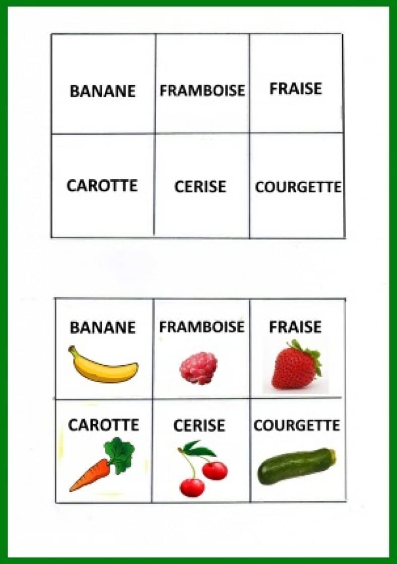 Retenir Les 7 Mots En Oux Loto des mots pour maternelle - Lecture Grande Section, Maternelle