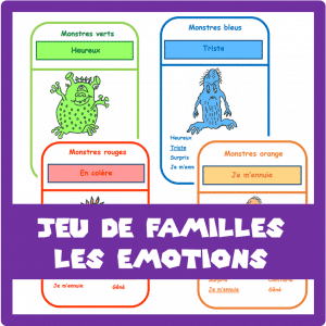 Jeu des 7 familles des émotions