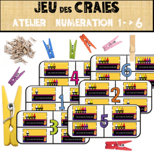 Atelier numération : le JEU des CRAIES