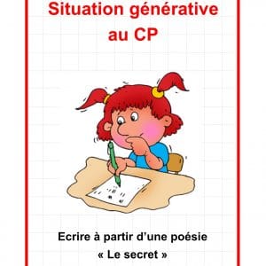 Situation générative au CP - Le secret