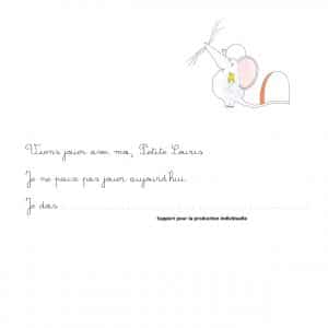 Situation générative au CP – Petite souris