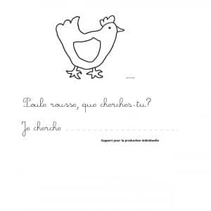 Situation générative au CP – Poule Rousse