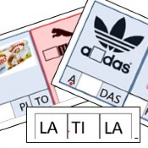 écriture tâtonnée logo des marques