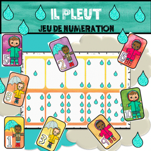 Jeu de numération Il PLEUT !