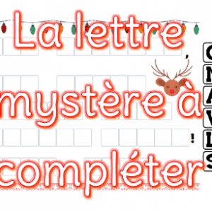 Lettre mystère du Père Noël