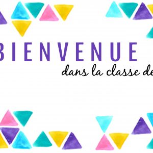 Affiche sur la porte d'entrée