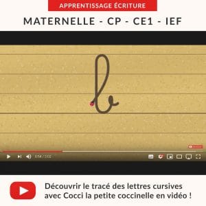 Vidéos Écriture : les lettres cursives minuscules