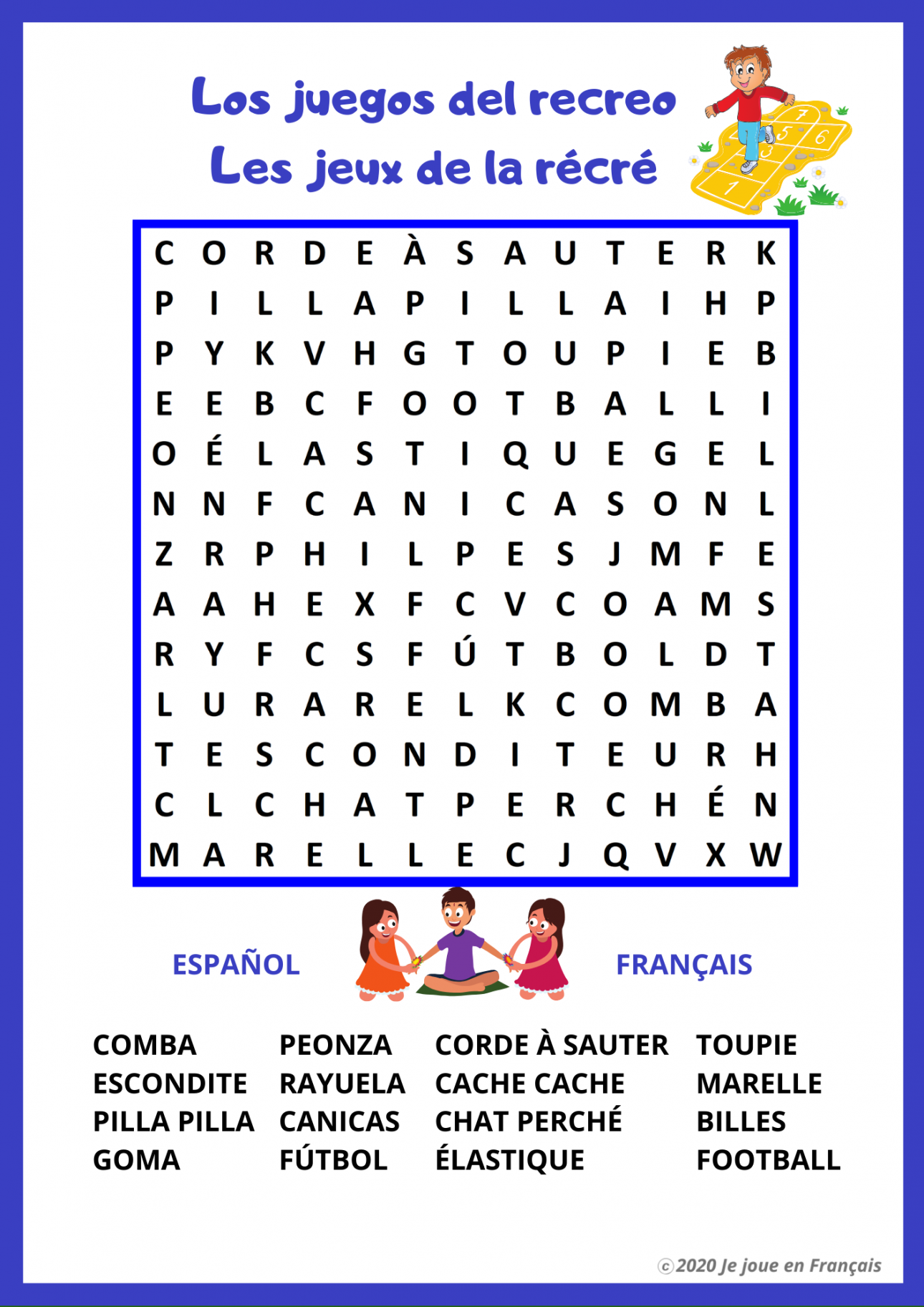 Petit Espagnol Dans La Cour Des Grands Mots Croisés