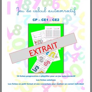 Le chemin des nombres - jeu mathématique - extrait gratuit