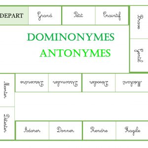 Dominonymes Antonymes