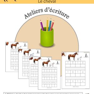 Atelier d'écriture sur le cheval (schéma corporel)