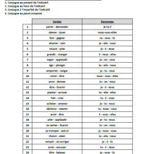 Exercices ritualisés pour l'année - CE2