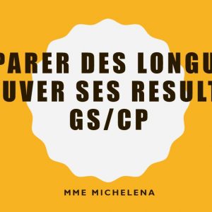 Comparer les longueurs GS CP Géométrie