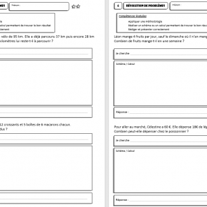 Résolution de problèmes cycle 2 (niveau 2)