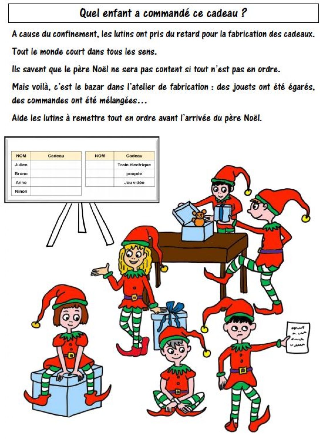 Escape Game Noel Ce2 Cm1 Cm2 Profissime Pdf