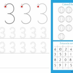 Apprendre à écrire les chiffres jusqu’à 10