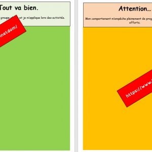 Gestion de classe – Affichage + tableau de suivi interactif