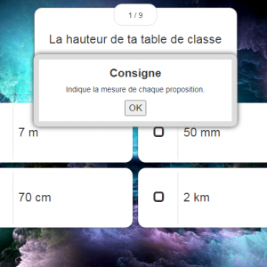 Applications pour TNI - Grandeurs et mesures