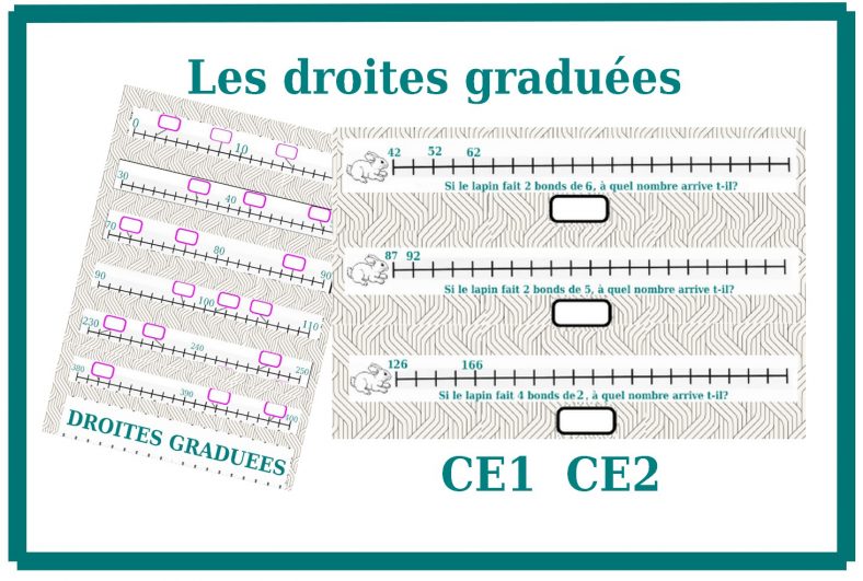 Repérer Et Placer Des Nombres Sur Une Droite Graduée Ce1