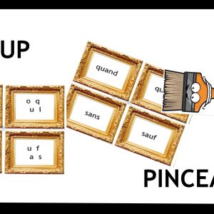 Coup de pinceau : mots invariable cycle 2
