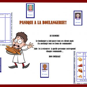 Panique à la boulangerie CE1 CE2