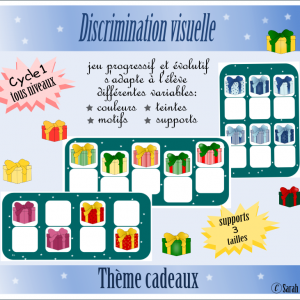 Discrimination visuelle, tous niveaux de la maternelle