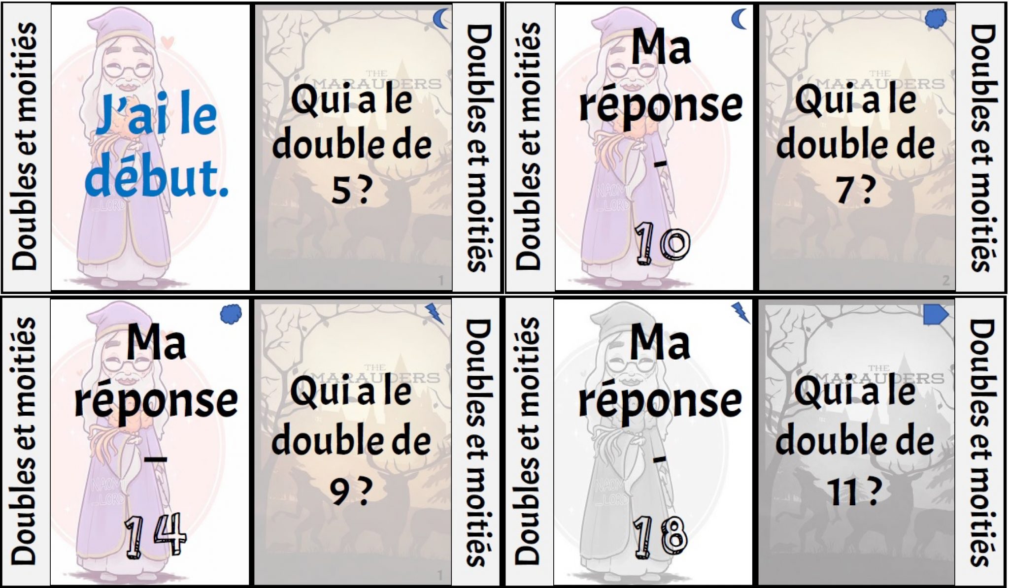 Exercice Double Et Moitié Ce2 à Imprimer