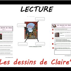 Exploitation de l'album Les dessins de Claire