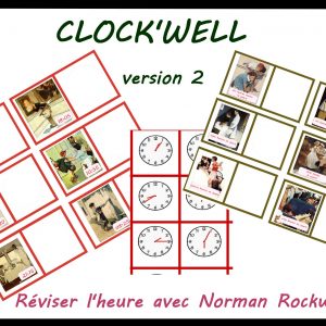 Clock’well version 2: réviser l’heure avec Norman Rockwell
