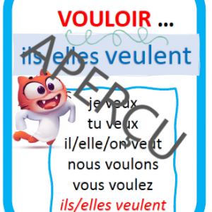 Jeu des 7 familles – conjugaison