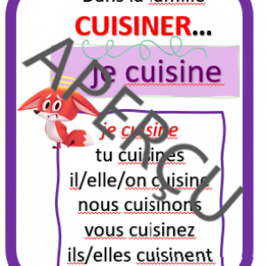 Jeu des 7 familles - conjugaison