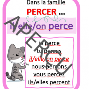 Jeu des 7 familles - conjugaison