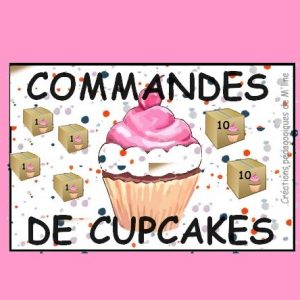 Commandes de cupcakes (cp ce1)