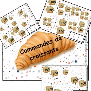 Commandes de croissants (CE1 CE2)