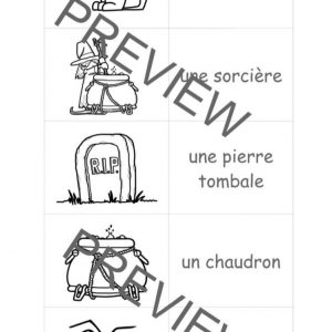 remettre des phrases dans l’ordre, lecture jeu memory Halloween
