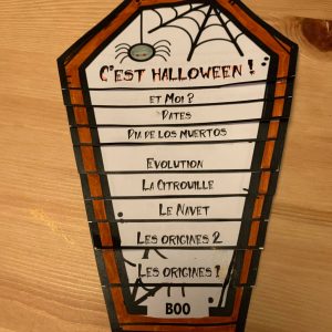 Lapbook sur les origines d’Halloween + questionnaire lecture compréhension