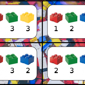 Dénombrer, mémoriser une quantité, avec des légos + jeu de plateau