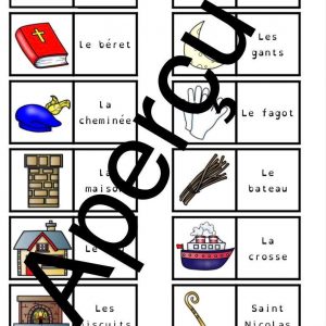 domino et bingo Saint Nicolas