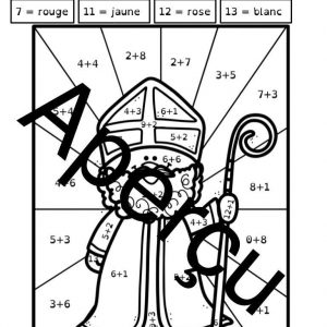 exercices français et math Saint NIcolas