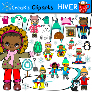 Cliparts CréaKit Hiver